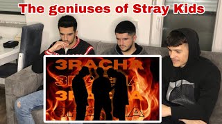 FNF Reacts to 3RACHA being the geniuses behind Stray Kids kpop [upl. by Gertrudis956]