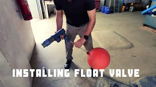 Float valve or a ball valve installing in water tank Khan Engineering [upl. by Amikan]