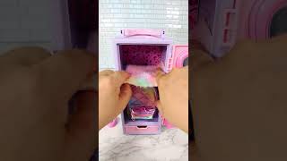 Satisfying with Unboxing amp Review Miniature School Locker Set Toys Kitchen Video  ASMR Videos [upl. by Suiratnauq]