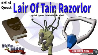 How Imbued And Enchant Salve Amulet With Mini Quest Lair Of Tain Razorlor [upl. by Yehudi210]