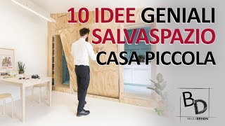 10 IDEE Geniali SALVASPAZIO  Casa Piccola  Belula Design [upl. by Naig858]