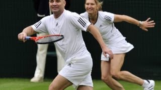 Steffi Graf Andre Agassi und der Ball HD [upl. by Radek]