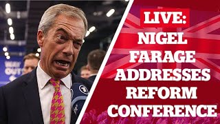 Nigel Farage Speaks To Crowd At Reform UK Conference [upl. by Ennoid]