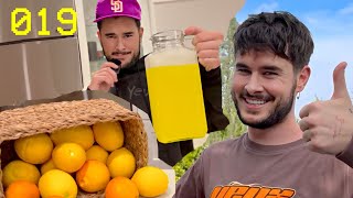 I MADE HOMEMADE LEMONADE VLOG 019 [upl. by Alliuqaj]