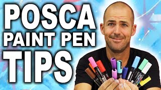 Top 10 Tips and Tricks for using POSCA Paint Pens and Paint Markers [upl. by Niassuh]