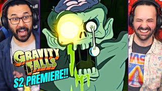 GRAVITY FALLS 2x1 PREMIERE REACTION quotScaryOkequot Episode 1 Season 2  Zombies [upl. by Helm]