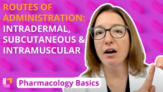 Routes of administration Intradermal Subcutaneous Intramuscular  Pharm Basics  LevelUpRN [upl. by Pyle733]