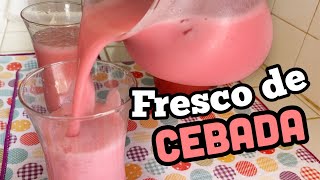 COMO HACER FRESCO DE CEBADA Salvadoreña [upl. by Dorran762]