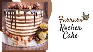 Ferrero Rocher Cake  Gluten free MYSWEETCOCOON [upl. by Cibis]