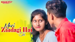 Meri Zindagi Hai Tu❤️🥀Hindi New Song💕Jubin Nautiyal🌸Sayan Neha❤️Cute Love Story💃Cute Heart [upl. by Elleiram309]