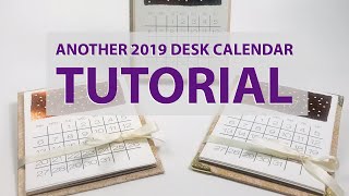 TUTORIAL Use What You Have Desk Calendar [upl. by Elleraj]