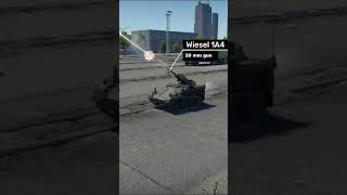 Information about Wiesel 1A4 war thunder warthunder gaming tank memes toptier games shorts [upl. by Immot]