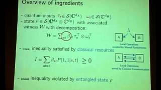 014 MDIEWs Demonstrating arbitrarily weak entanglement using untrusted measurement devices [upl. by Dona]