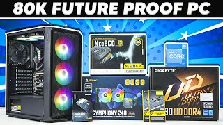 Rs80000 to Rs85000 Future Proof PC Build India 2022 [upl. by Ahsinar]