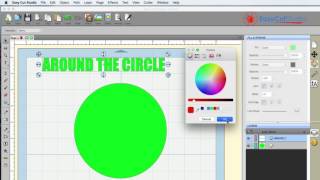 EasyCut Studio Text In Circle [upl. by Llewol]