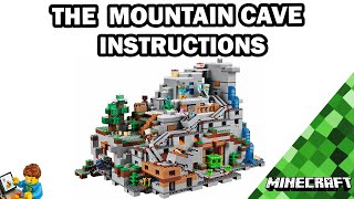 LEGO INSTRUCTIONS  The Mountain Cave  MINECRAFT  LEGO Set 21137 [upl. by Donnie]