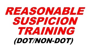 Reasonable Suspicion Training  Training in Reasonable Suspicion [upl. by Analah]