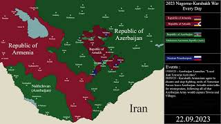 The 2023 NagornoKarabakh War  Every Day [upl. by Nomor803]