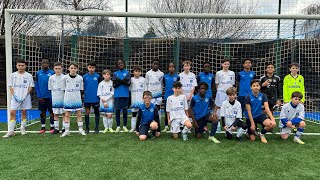 AJ Auxerre  Ris Orangis  U12 11 Première mitemps 17 février 2024 Score final 12 [upl. by Mapes892]