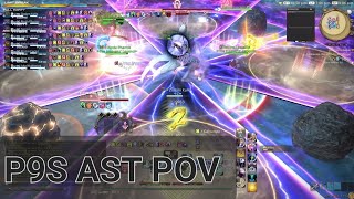 FFXIV Endwalker P9s Savage Clear  AST POV PS5 [upl. by Solahcin]