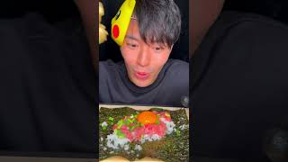 Negitoro Roll 🇯🇵🍣 shorts sushi japan cooking asmr [upl. by Drus]