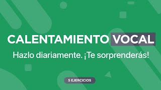 Calentamiento Vocal Diario · Mujer y Hombre  5 ejercicios vocales que NO conoces [upl. by Melitta]