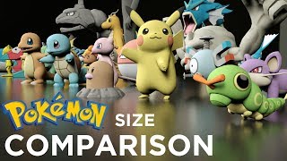 POKEMON 3D Comparison [upl. by Seton]