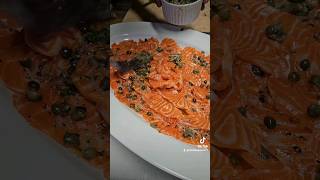 carpaccio de salmon [upl. by Turnbull]