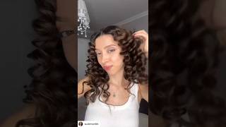 Mandal ile saç dalgası mı 😱 hairstyle hairstyle hairvideo [upl. by Lipski]