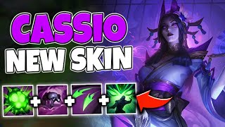 WTF NEW CASSIO SKIN SHOOTS PURPLE SPIT SPIRIT BLOSSOM IS AMAZING  League of Legends [upl. by Zemaj]