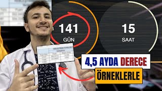 45 AYDA YKS DERECE YAPILIR MI ÖRNEKLERLE [upl. by Flint]