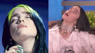 Billie eilish Tics Tourettes Compilation 2020 😱😱 [upl. by Ydollem]