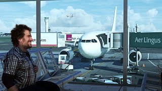 🔴 VATSIM Cross The Pond LIVE from Dublin V2  iniBuilds A310  Microsoft Flight Simulator [upl. by Hamal]