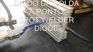 ELETRO EROSÃO CASEIRO  Homemade EDM using spot welder [upl. by Yedorb35]