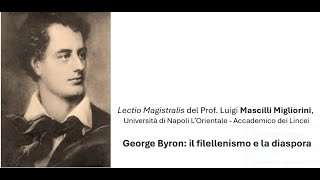 George Byron il filellenismo e la diaspora [upl. by Eelarat539]