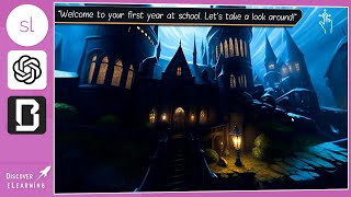 School Of Magic Interactive Virtual Tour Induction  Articulate Storyline 360 amp Blockade Labs Demo [upl. by Nauq]