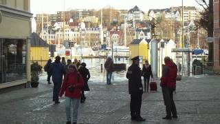 Hochwasser 060112 2 Flensburg [upl. by Tham]