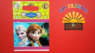 Disney Frozen  Partytüten  Die Eiskönigin Elsa Anna  Baby Kinder Geburtstag Tütenauspacken [upl. by Bonnette]