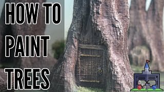 How To Paint 3D Printed Forest Trees Heros Hoard  Giveaway Winner Announcement [upl. by Cyprus]