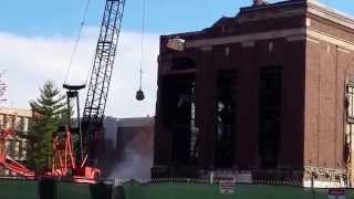 ENAD Wrecking Ball Demolition  Purdue University 102814 [upl. by Eriha]