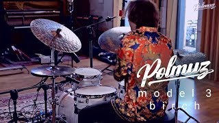 Polmuz Drums model 3 birch  jazz drum set test Wojtek Warmijak [upl. by Yesoj613]