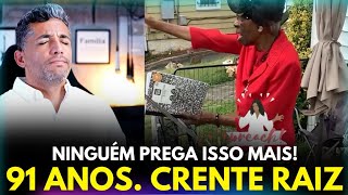 PREGADOR NUTELINHA CORRE AQUI 91 anos de Idade Que unção Que Autoridade RAÍZ [upl. by Ferdinande]