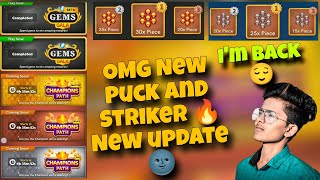 Carrom Pool New Update 🥳  New Puck And Striker 🗿  Carrom Pool Nazim  Champion Parth 🔥 [upl. by Ecyaj]