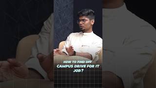 For Freshers How to Find OffCampus Drives for IT Jobs 💻 Tamil  career advice [upl. by Fulmis]