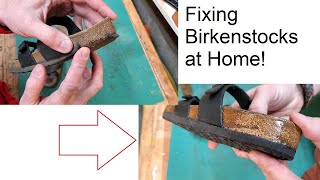 My First Time Resoling Birkenstocks at Home [upl. by Roseanne652]