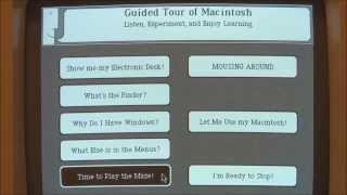 Apple Macintosh 128k 1984 Start Up and Demonstration [upl. by Danice835]