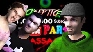 FAN MADE GAME  Jacksepticeye 1 Million Subscriber Youtube Party Massacre [upl. by Virgel759]