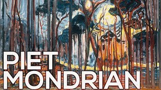 Piet Mondrian A collection of 131 works HD [upl. by Elleined]