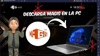 Como descargar Magis TV en PC  Windows  Tutorial [upl. by Favianus283]