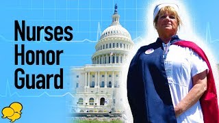 Nurses Honor Guard with Julie GodbyMurray [upl. by Mauldon]